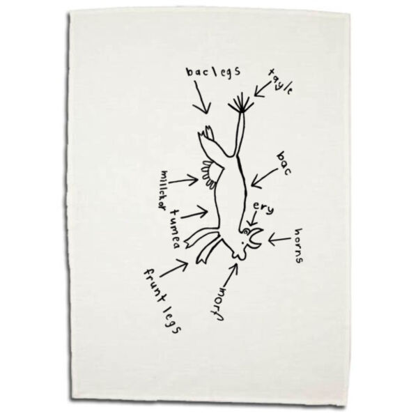 Belinda the Kow - Tea Towel Thumbnail